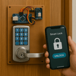 قفل الباب الذكي